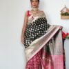 Trending Fashion Wedding Silk Pink Saree