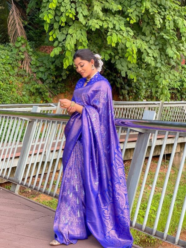 Blue Saree