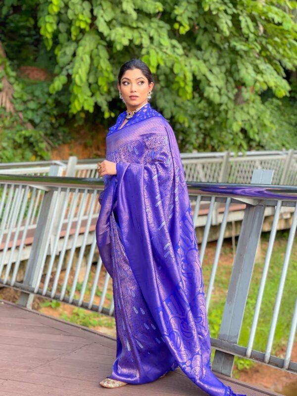 Blue Saree