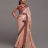 Wedding Royal Pink Saree with Work Border