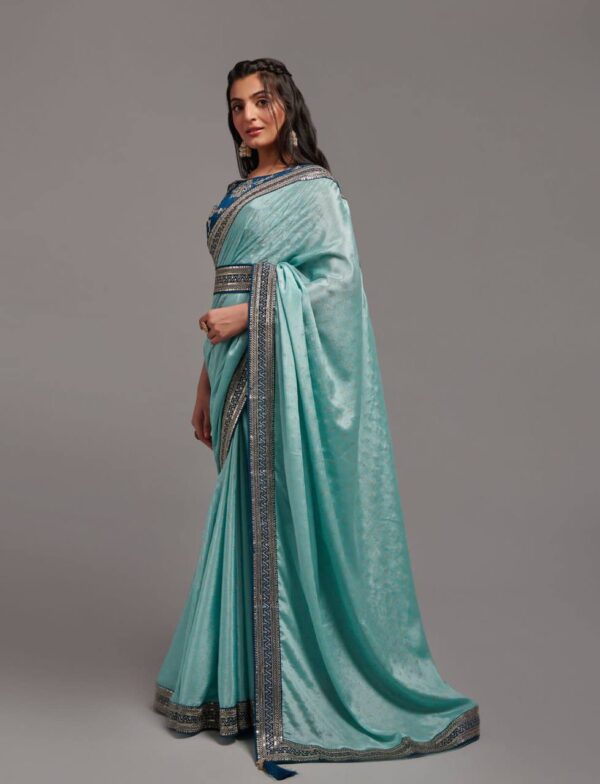 Sky Blue Saree