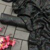 Sequence Black Saree For Women's Fancy Wear