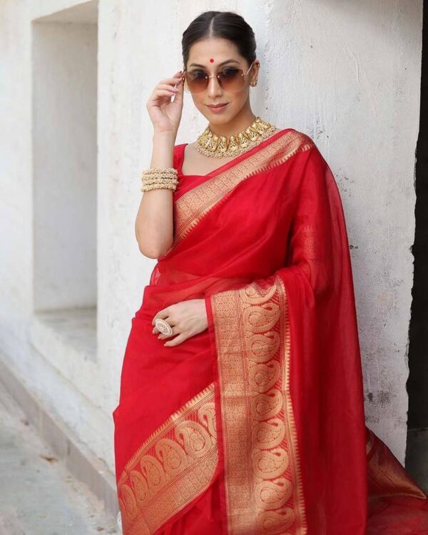 Red Saree