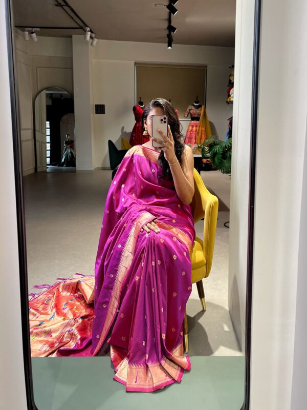 Purple Saree