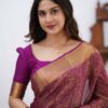 Purple Saree