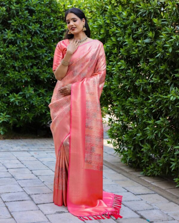 Pink Saree