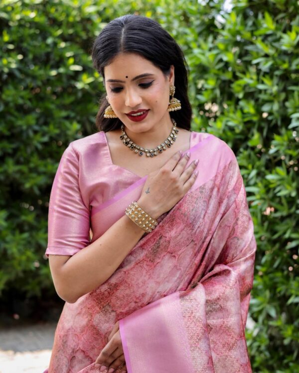 Pink Saree