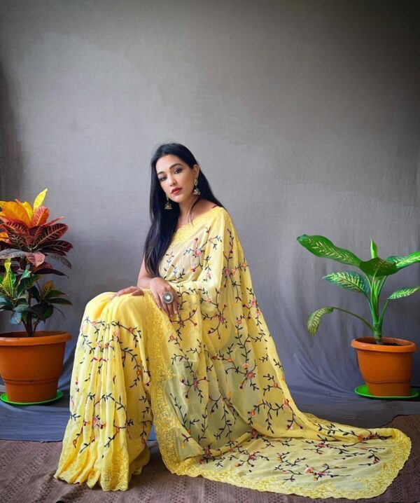 Yellow Saree