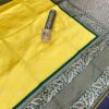 Designer Border Haldi Yellow Saree