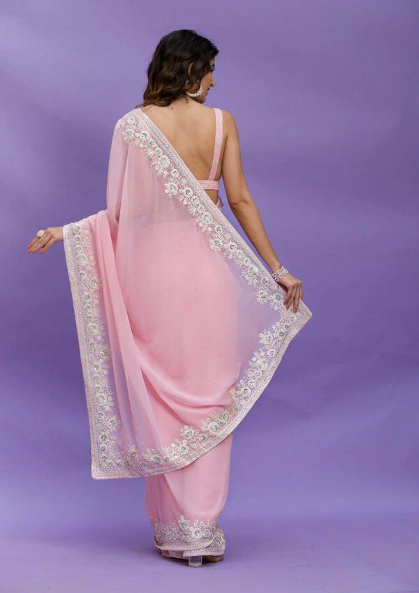 Pink Saree