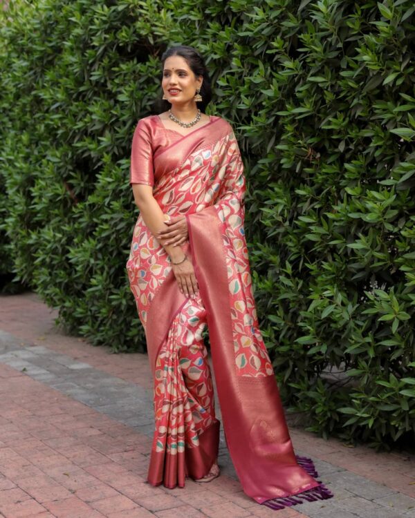 Pink Saree