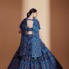 Blue Online Designer Lahenga Choli