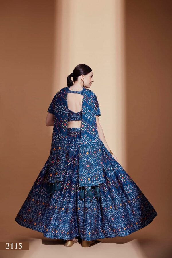 Blue Online Designer Lahenga Choli