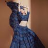 Blue Online Designer Lahenga Choli