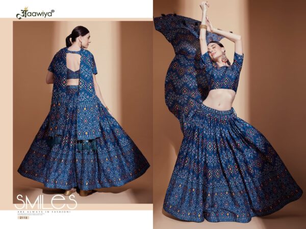 Blue Online Designer Lahenga Choli