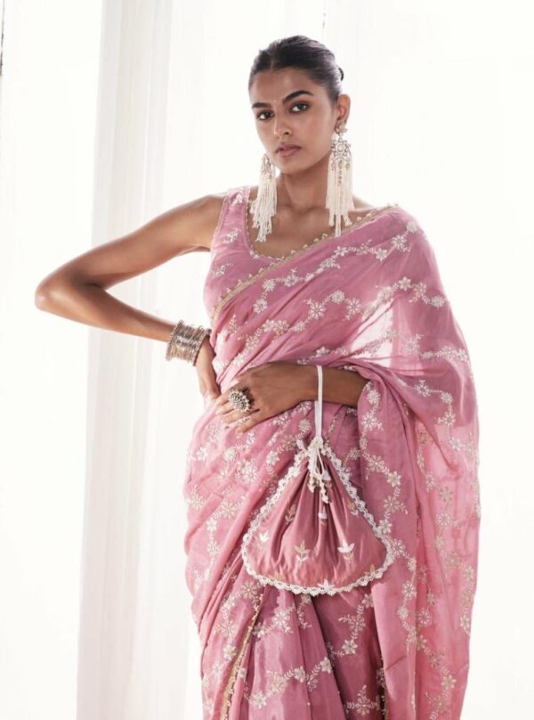 Pink Saree