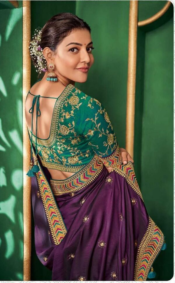 Purple Saree