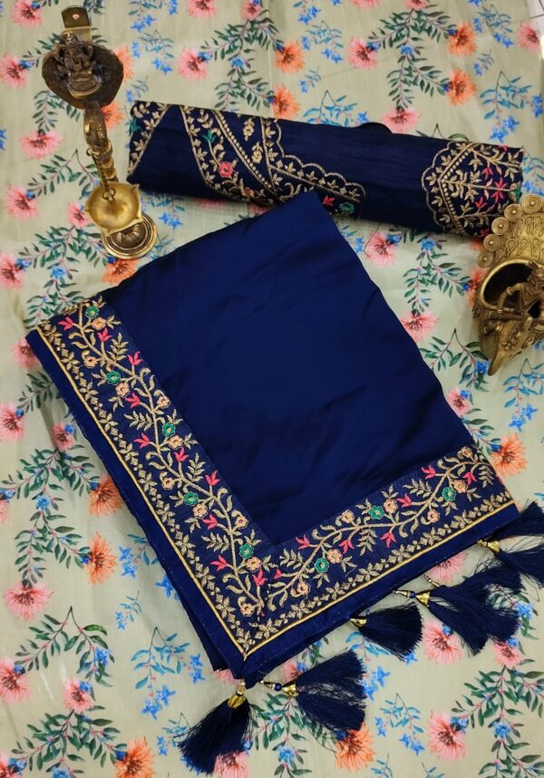 Blue Saree