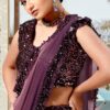 Purple Saree