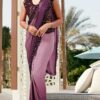 Ready to Wear Latest Purple Saree