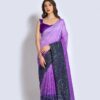 Party Wear Sequence Work Purple Saree