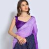 Purple Saree