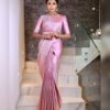 Wedding Party wear Pink Silk Saree