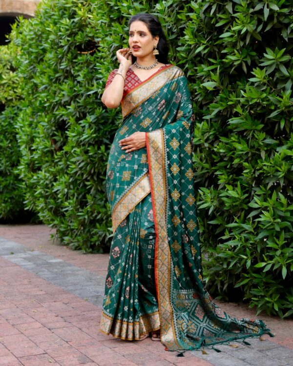 Green Saree