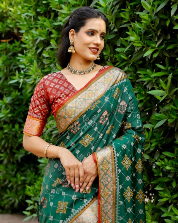 Green Saree