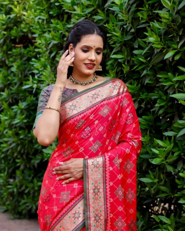 Red Saree