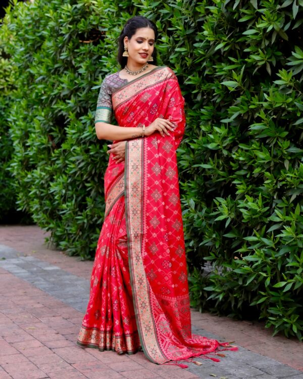 Red Saree