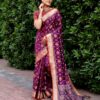 Purple Saree