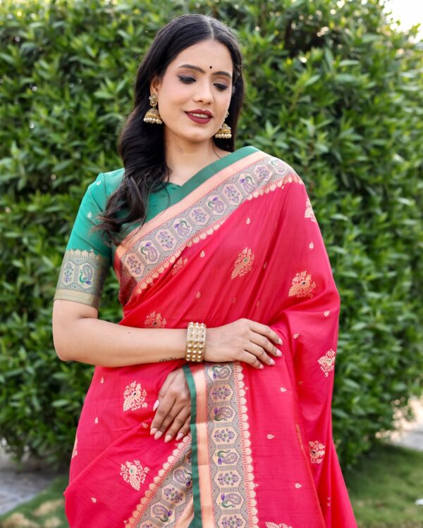 Pink Saree