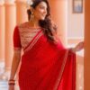 Red Saree