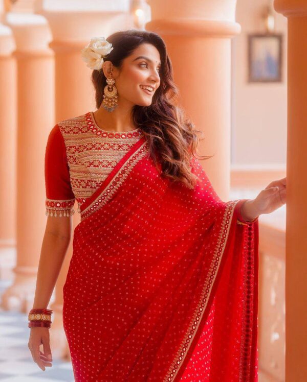 Red Saree