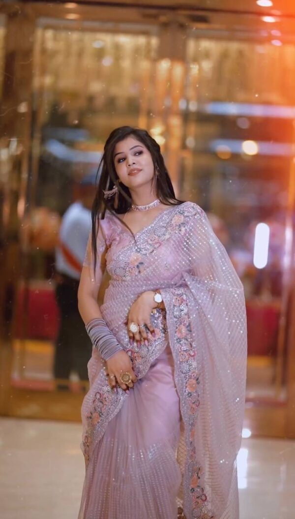 Pink Saree