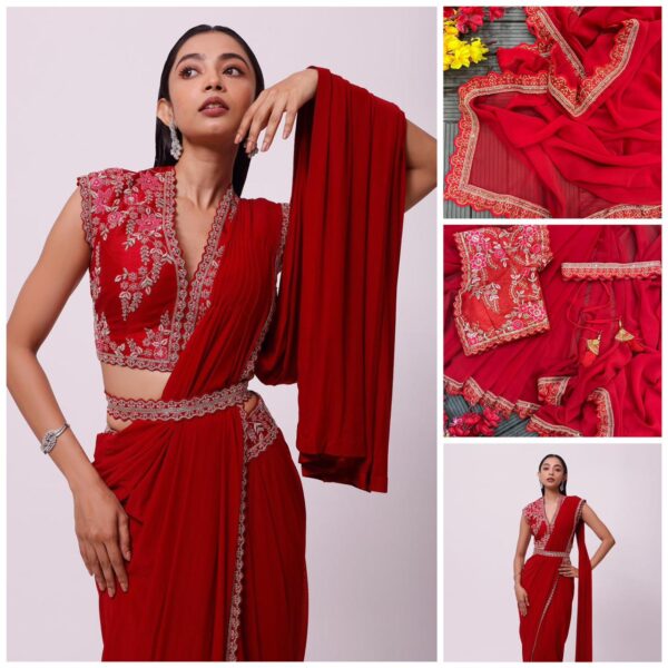 Red Saree