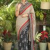 Fancy Stylish Women Silk Black Saree