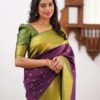 Purple Saree