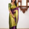 Purple Saree