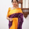 Purple Saree