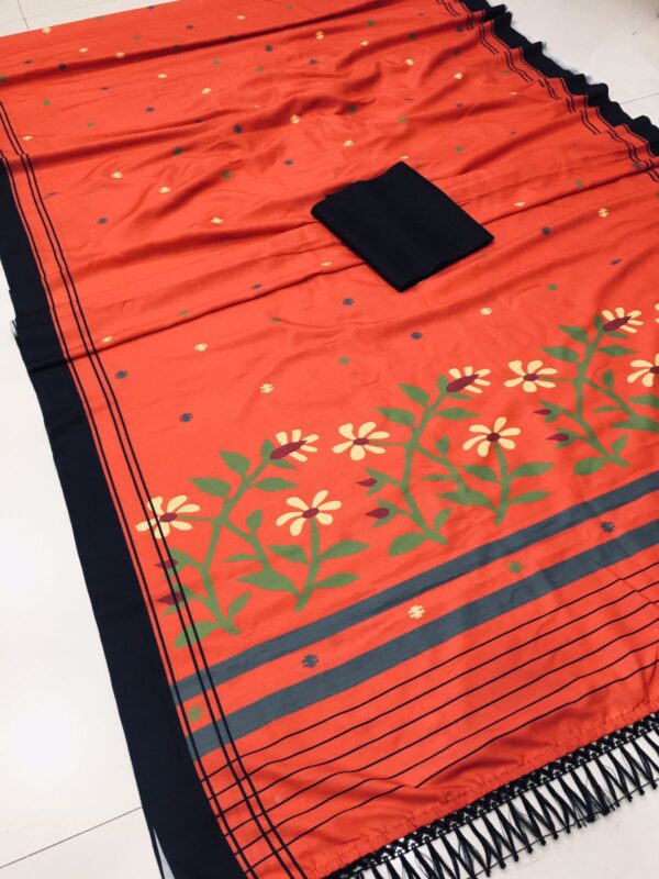 Wedding Function Wear Silk Red Saree