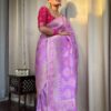 Purple Saree