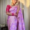 Purple Saree