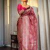 Wedding Festival Silk Pink Saree