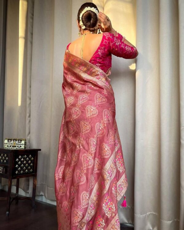 Pink Saree