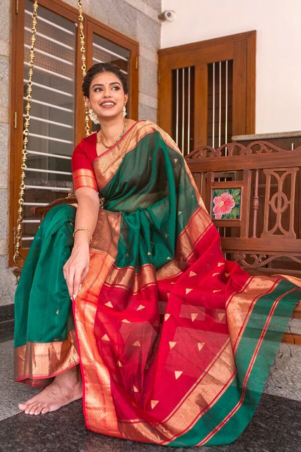 Green Saree