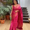 UK Bollywood Wedding Silk Pink Saree