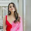Stylish Designer Red Saree For Women