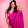 Wedding Pink Saree For Women